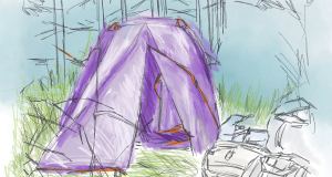 camping with no money
