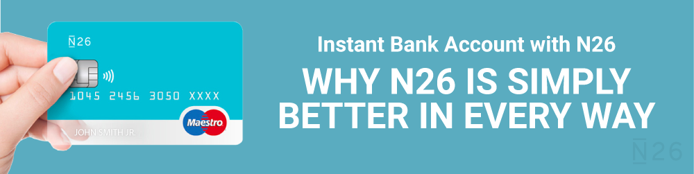 Free bank account with no fees with N26